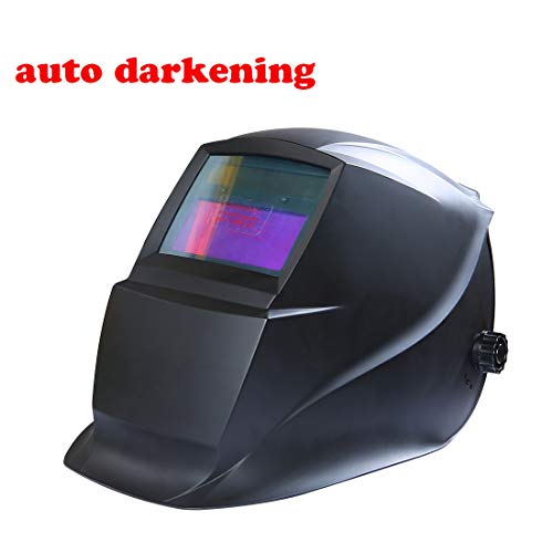 HARVET Welding Helmet Auto Darkening Helmet with 1/1/1/2 Optical Class, Wide Viewing Area for Tig Mig MmaPlasma Welding and Grinding