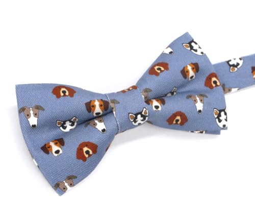 Image of OCIA Cute Pattern Pre-tied Bow Tie Adjustable Bowties for Adult & Children