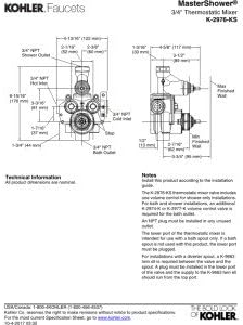Miniatura 2 de Kohler 2976-KS-NA Válvulas, 1