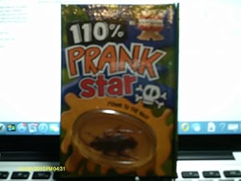 110% Prank Star Prank to the Max, Includes Toy Cockroach Inside Front Cover! [Hardcover Flip Book with Magnet Closure]