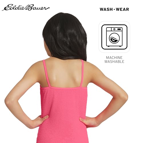 Image of Eddie Bauer Girls' UPF 50+ Scoop-Neck Stretchable One-Piece Swimsuit