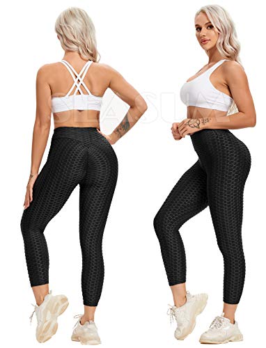 Best Leggings to Hide Cellulite: The 11 That Finally Made Me Feel Confident Again After 50 11 SEASUM Women High Waisted Yoga Pants Butt Lifting Scrunch Booty Capri Workout Leggings Anti Cellulite Textured Capris M