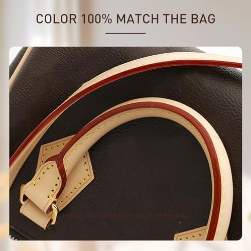 Doxo Vachetta Leather Strap Purse Straps Replacement Crossbody for L V Handbag Shoulder Bag, Width 0.39''/1cm, Length 23.62''(60cm),Beige4