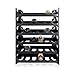 ARTECSIS Étagère à Bouteilles Modulable - 36 Bouteilles - 60x28x80 cm (LxlxH) – en Plastique, Anthracite / Cave à vin, Casier à Bouteilles, Rangement Bouteille vin, Bouteille Plastique