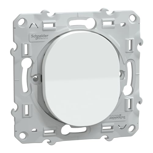 Schneider Electric - Ovalis - interrupteur va et vient - 10AX - Blanc - S320204