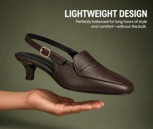 Image of AROOM Women's Fashion Mules Sandal Pointed Toe with Backstrap Comfortable Sole Women & Girls