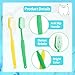 Ceonam 2 Pack 15.75x1.57 Inches Giant Toothbrush Props, Oversized Gag Novelty Bath Brushes, Huge Comedy Item for Costume Accessory, Photo Shoots, Party Favors, Pet Grooming, Yellow and Green
