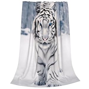 Whitetigerblanketgiftsforadultskidstigersnowanimalflannelthrowblanketssoftcomfylightweightforhomedecorcouchbedsofa60x50inches Urban Country Home Decor White tiger blanket gifts for adults kids tiger snow animal flannel throw blankets soft comfy lightweight for home decor couch bed sofa 60×50 inches urban country home decor