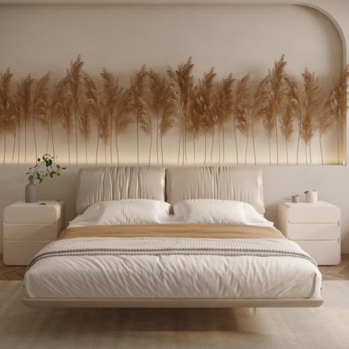 Table de chevet en bois massif crème avec 3 tiroirs de rangement - 8