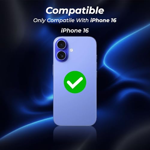 Image of A rtistque Clear Back Cover Case for iPhone 16 | Compatible with Mag-Safe | Built-in Adjustable Camera Stand | Shockproof TPU Bumper | Premium Transparent Design | iPhone 16 Back Cover - Black