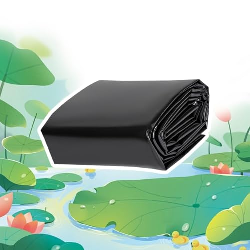 Forro de estanque koi duradero y resistente a los rayos UV para fuentes de arroyo y paisajismo, forro pesado impermeable (1 x 3,0 m hasta 8 x 12 m)