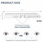 PD Ruler - Pupillary Distance Ruler for Prescription Eyeglasses, Pupil Measurement Tool, Eye Ophthalmic Measuring Tool