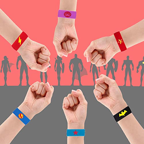 EMHTHME 12 Pezzi Supereroi Bande di Silicone