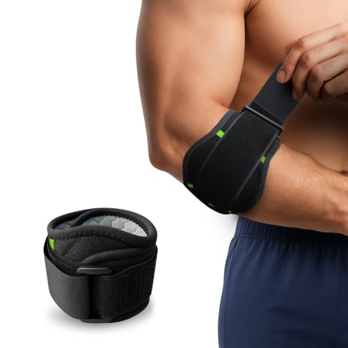 KERD_DANS Codera Epicondilitis y Epitrocleitis, Brazalete Ajustable para Tendinitis de Codo de Tenista y Golfista - Cincha de Compresión del Nervio Cubital