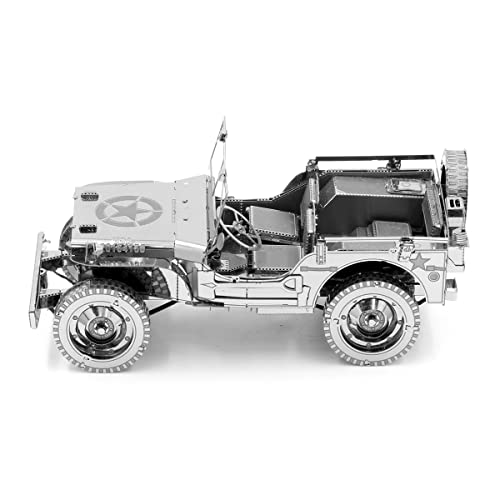 Kit modèle 3D Willys Overland Metal Earth Premium avec pince - 4