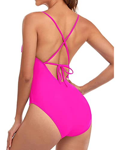 Image of Tempt Me Women Sexy One Piece Swimsuits V Neck Bathing Suit