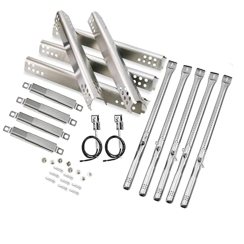 Parrillas de calefacción de repuesto para barbacoas para ahumadores, regulador de tubo de calefacción, accesorios de calefacción de metal, tubo de calefacción para barbacoa - imagen 5