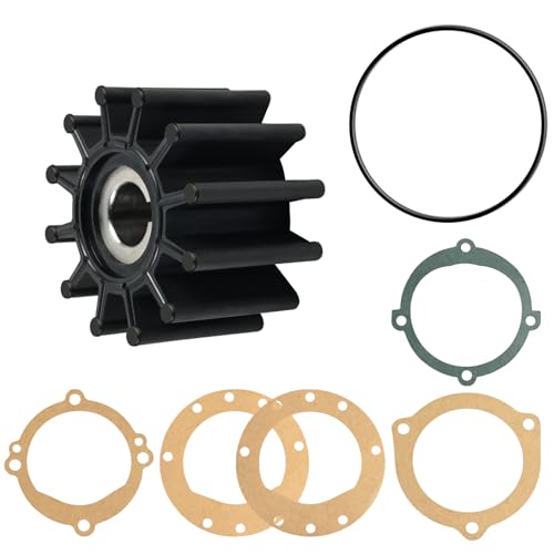 AQBB 10615K-10615K-SHW 12 Blade Impeller Kit Compatible with Sherwood ,Compatible with Pleasurecraft Crusader, Compatible with Chris Craft and fits Many More.