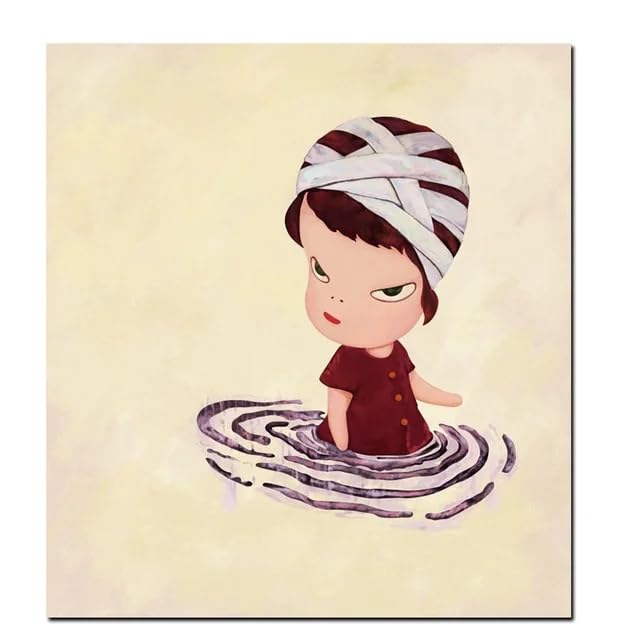 Affiche Minimaliste Fille pour Décoration Salon