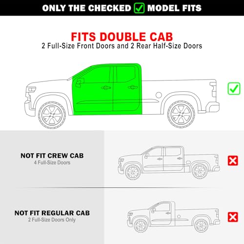 Estribos laterales acero inoxidable para Silverado 2019-2026 miniatura 6