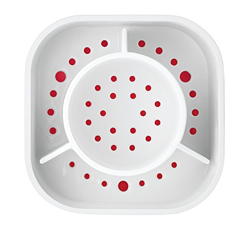 Guzzini Kitchen Red Fill and Drain Cutlery Drainer