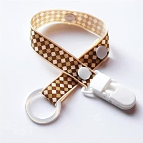 20 STÜCKE Sichere Schnuller Halter O Ringe Schnuller Dummy Zubehör Kette Clips Adapter Halter für Baby(Transparent)