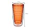 Boston Warehouse Insulated Plastic Tumblers, 24-Ounce, Set of 4, Sunset Collection