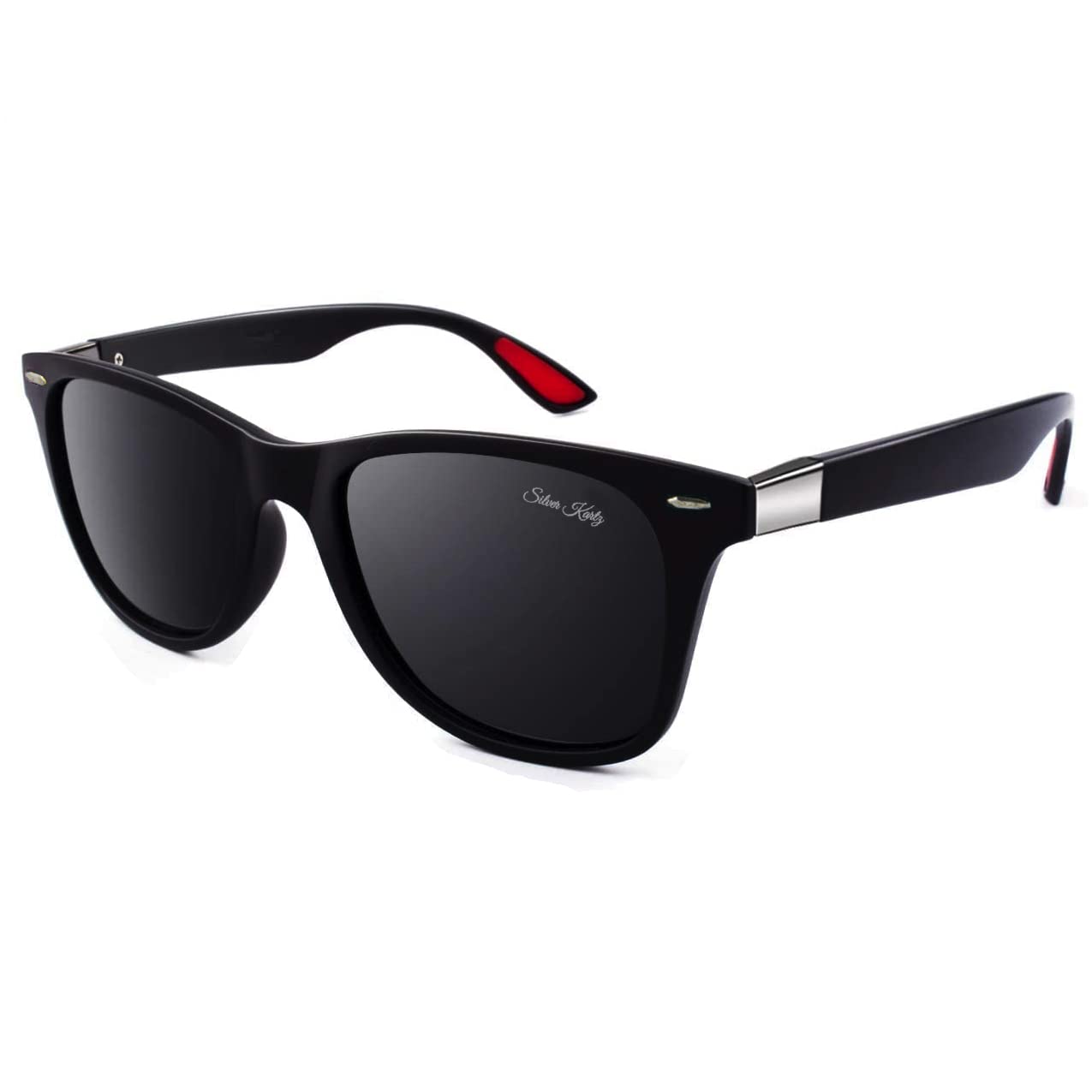 Silver Kartz Black sports Vintage Rectangular Sunglasses for Men/Women Fashion Mens Sun glasses