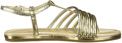 Aerosoles Women's Droplet Flat Sandal, Gold Combo, 5 M US | Image 5