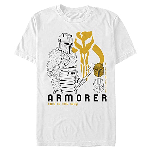 T-shirt Star Wars Armorer homme anti-déformation manches courtes