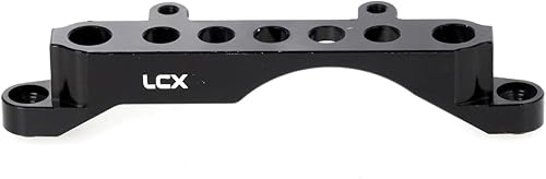 LCX Carreras 1/10th RC Crawler Car Alluminum Front Frame Rail Bracket Body Post Mount para Axial SCX10 III SCX10.3 AXI03007, Actualizaciones Piezas