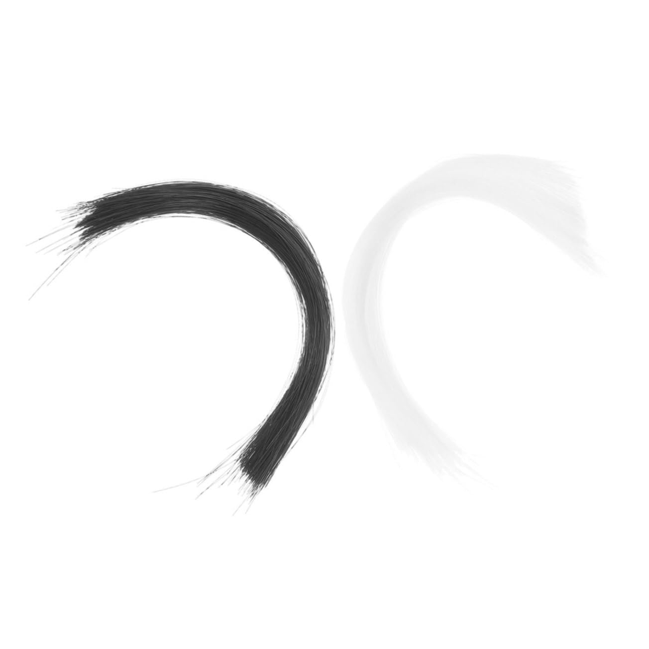 HOMSFOU 2Packs Synthetic Cat Whiskers for Needle Felting Crafts Soft Embellishments for Animals for Unique Home Decor