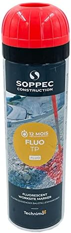 HaWe Markierspray 500ml Neonorange - Witterungsbeständig Für Baustelle & Garten