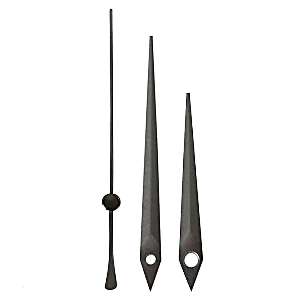 Replacement Silver Metal Press Fit Clock Hands Compatible With Chinese Quartz Mechanism DIY Repair 86mm