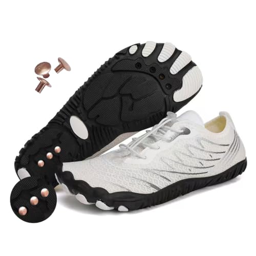 Image of Grounding Shoes with Copper, Barefoot Shoes Women Men, Wide Toe Box Hiking Barefoot Womens, Non-Slip Comfortable Breathable Water Shoes for Walking Running