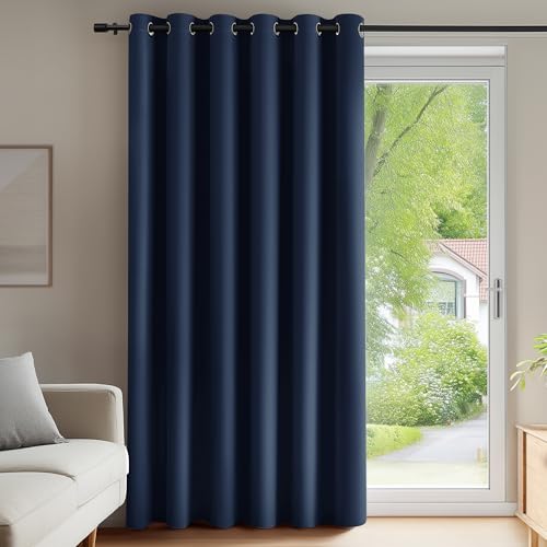 Image of Deconovo Room Divider Curtains for Living Room 84 Inches Long, Door Curtain