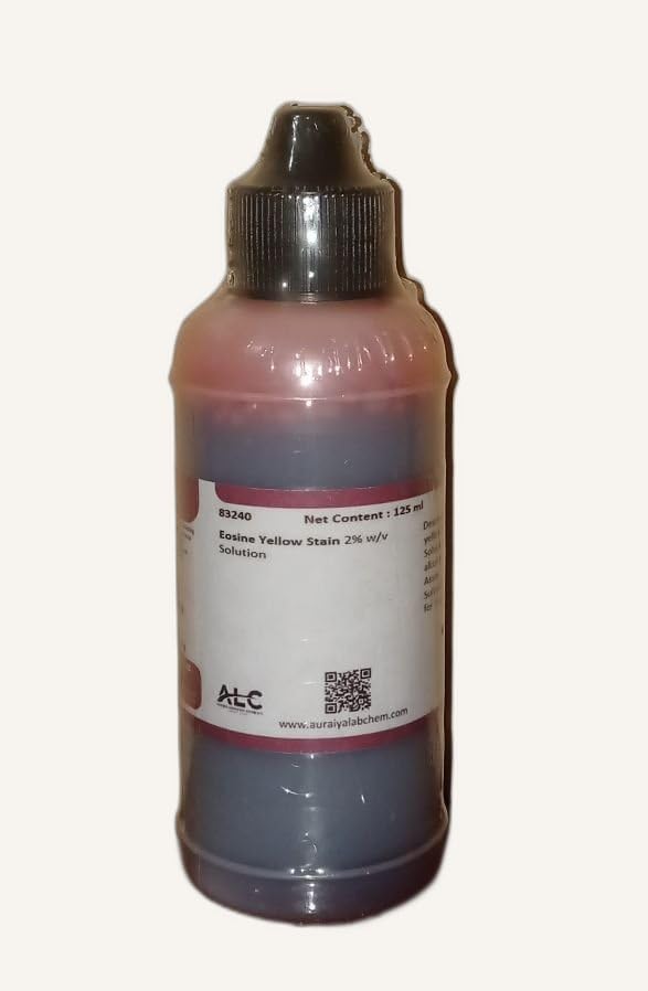 ALC Eosine Yellow Stain Solution, 2% w/v, Laboratory pH Indicator, 125ml, For Microscopy Use 83240-image-26