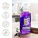 Boulder Clean Granite & Stainless Steel Cleaner, Lavender Vanilla - 28 oz, Pack of 4 - Perfect for Sinks, Eliminates Fingerprints, Haze, Grease & Streaks - Natural Ingredients, Phthalate & SLS Free