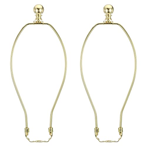 PATIKIL 11 Inch Lamp Harp Kit with Finial, 2 Set Detachable Shade Bracket Holder, DIY Lighting...