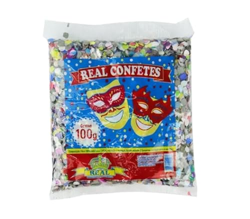 Kit de Carnaval 20 rolos de Serpentina e 2 Sacos de Confete - 100 grs cada