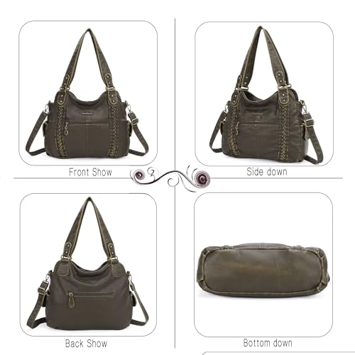 Image of Angel Barcelo Purses for Women Soft PU Leather Shoulder Bag Crossbody Purse and Handbags