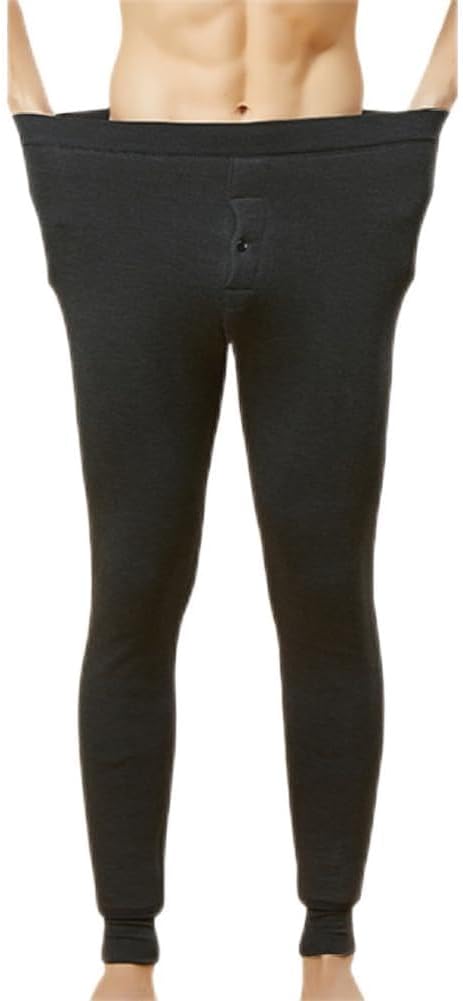 Mens Thermal Long Johns Fleece Lined Hunting Gear Bottom Base Layer Cold Weather XL-5XL