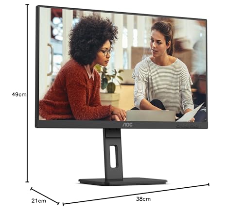 E3 27E3QAF LED display 68,6 cm 27" 1920 x 1080 pixels Full HD Noir, Regolazione altezza, 27 pollice FHD - Monitor - Immagine 4