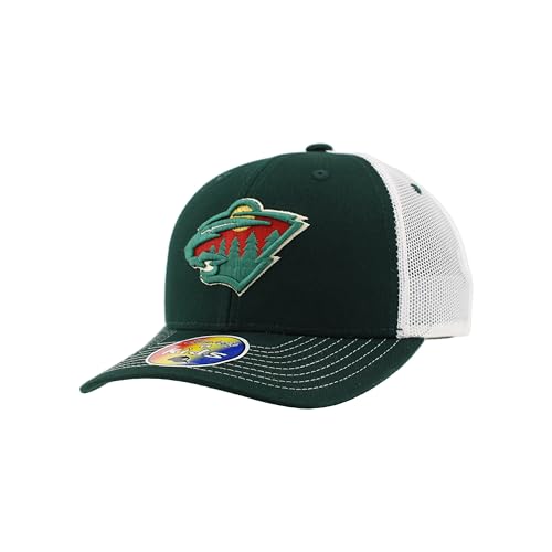 Minnesota Wild NHL Officially Licensed Youth Adjustable Snapback Hat Dakota Icon Team Color