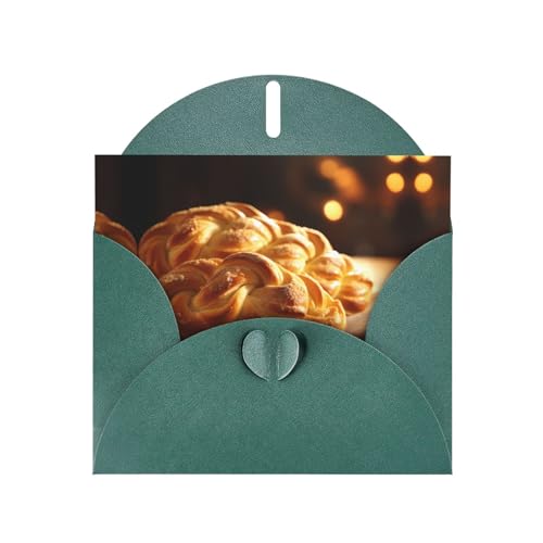 WZYWHJ Biglietto di auguri verde scuro per Natale, compleanno, anniversario e altri impasti fritti