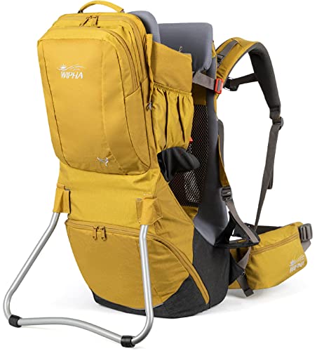 Wipha Baby Backpack Carrier, Upgraded Carrying System Baby Hiking Backpack Carrier, Ergonomic Pro Hiking Baby Carrier Backpack With Safety Seat, Lightweight Large Capacity Toddler Carrier Backpack #TOP26