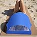 kowaku Mini Beach Instant Canopy Zipper with Head Shade Automatic Shade Tent for Fishing Outdoor Dog Pet, Blue