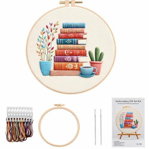 CZFSWT Embroidery Kit, Mini Embroidery Kit, Cross Stitch Kit with