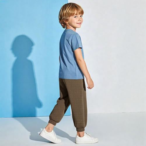 Kids' Breathable Quick Dry Ice Silk Pants,Unisex Loose Anti-Mosquito, Sun Protection, Elastic Waist, Cuffed Ankles3