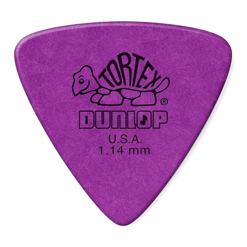 JIM DUNLOP Plektrum Tortex Triangel 1,14mm 6 Stück